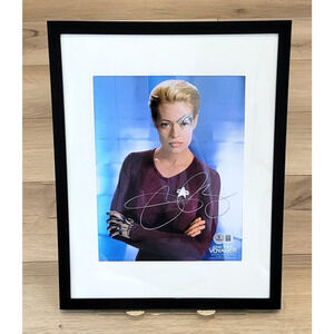 Jeri Ryan Autographed 11X14 Framed & Matted with COA Star Trek Seven Of Nine